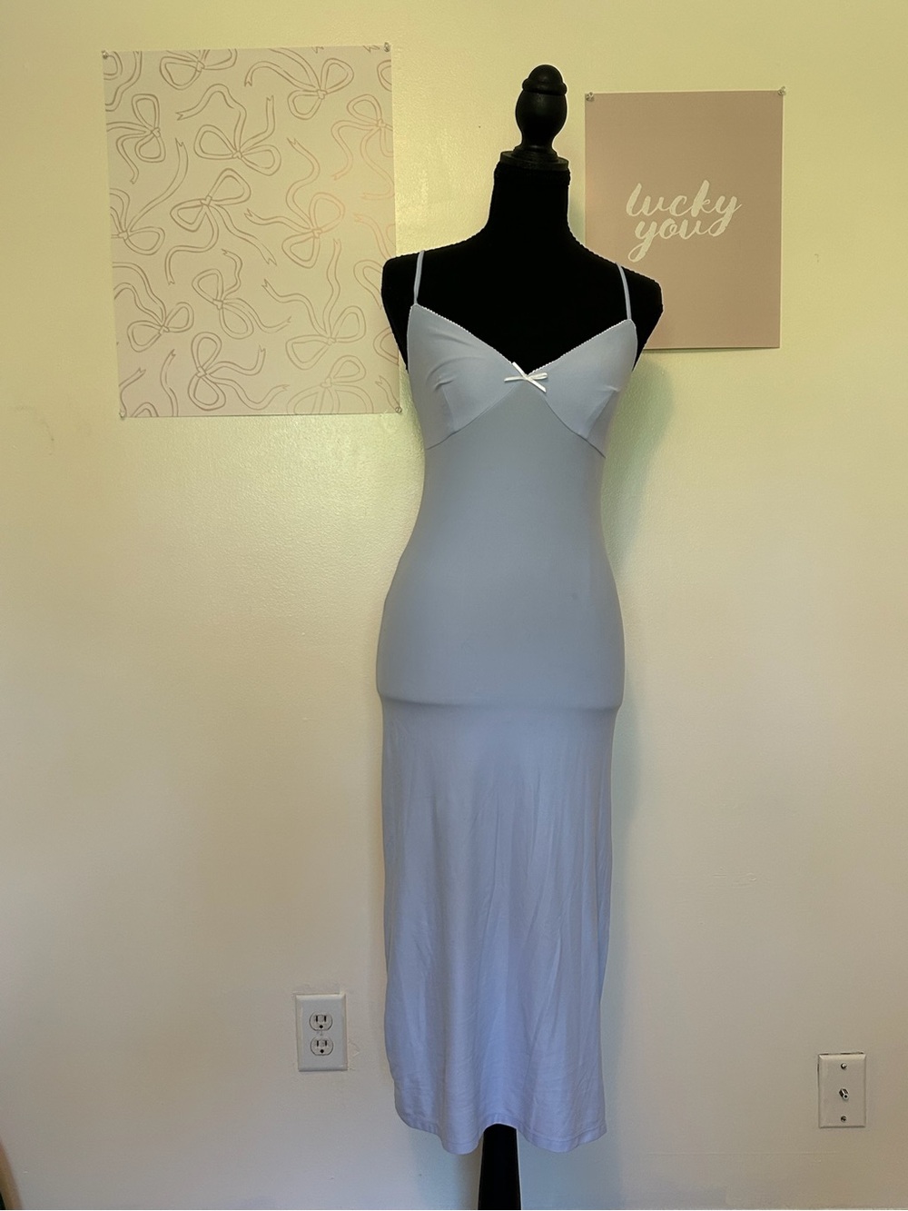 Light Purple Spaghetti Strap Slip Dress
